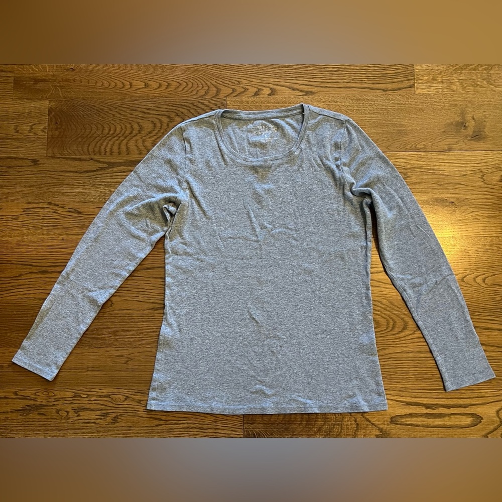 SONOMA EVERYDAY Gray Long Sleeve Tee